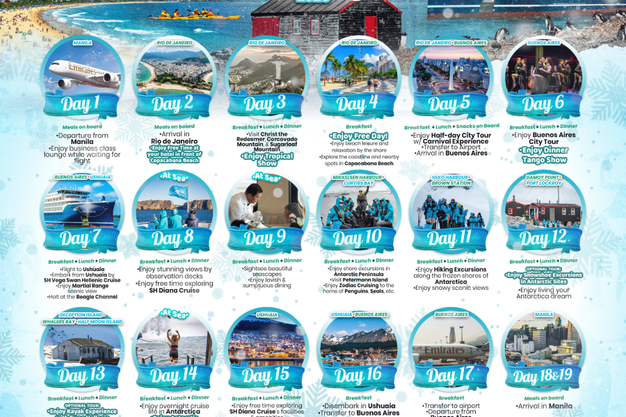 ANTARCTICA (ICE WORLD ANTARTICA WITH BRAZIL & ARGENTINA)