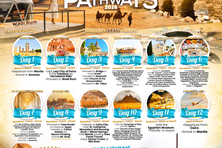 A HO0LYLAND TOUR PATHWAYS