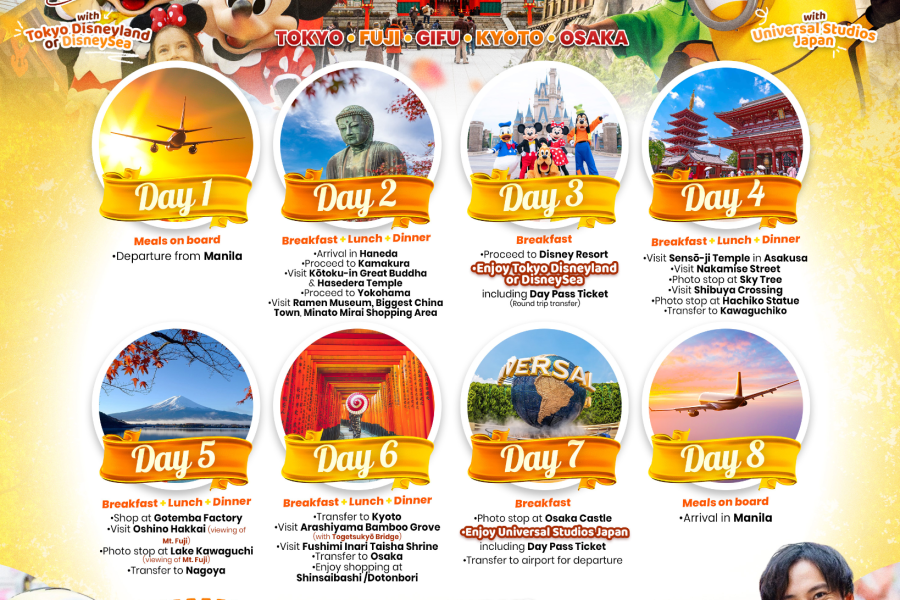 MEMORABLE JAPAN TOKYO TO JAPAN