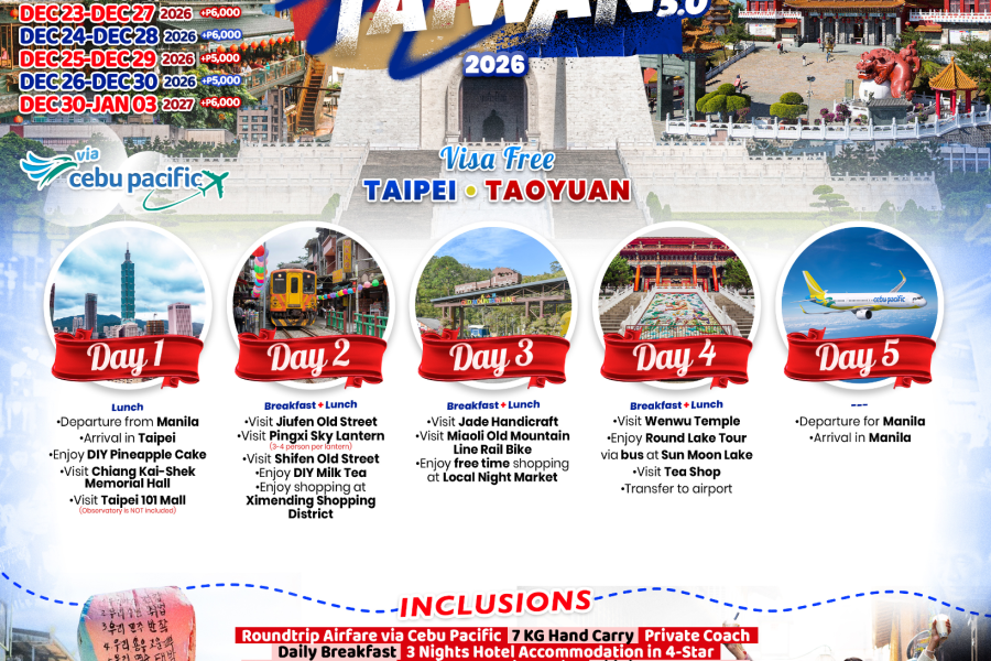 UNFORGETTABLE TAIWAN 5.0